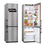 KOHINOOR KGA4094/7 HELADERA CON FREEZER 358 LITROS COMBI Acero Inoxidable