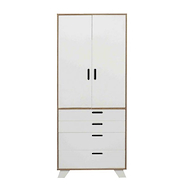 LA ESPERANZA N40 PLACARD 0.90 BLANCO/ROBLE 2 ptas 4 cajones
