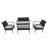 LAURY DYSIS 15733 JUEGO JARDIN LIVING mesa + 3 sillones