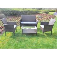 LAURY RENA 15721 JUEGO JARDIN LIVING mesa + 3 sillones