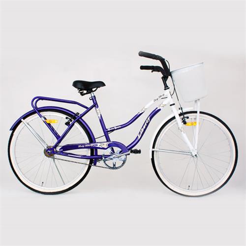 LIBERTY 34 FULL BICICLETA PASEO Rod. 26  DAMA con canasto Bicolor