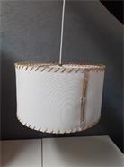 LIGUEN ILUMINACION SRL 2172-1 LAMPARA DE TECHO 35X20 TELA BLANCA