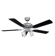 LILIANA VTHM415 VENTILADOR TECHO CON LUZ SILVER-NEGRO Reversibles