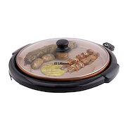 LILIANA AAK930 PARRILLA ELECTRICA 1500w. Regulador Con Tapa Redonda