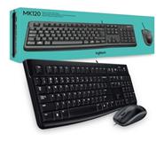 LOGITECH MK120 TECLADO MULTIMEDIA Negro + MOUSE USB