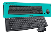 LOGITECH MK235 TECLADO MULTIMEDIA Negro + MOUSE Wireless