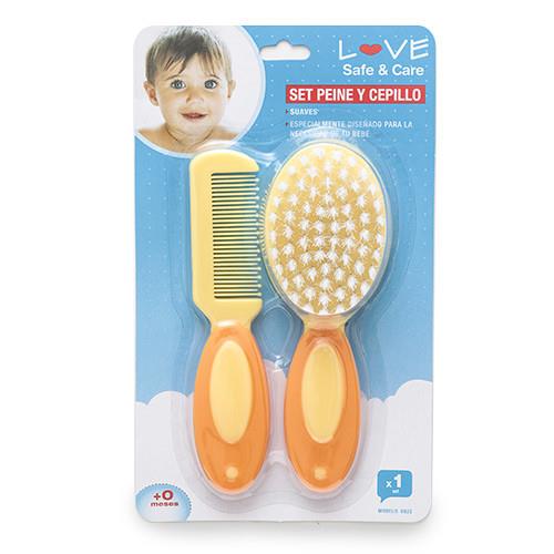 LOVE 8822 SET PEINE Y CEPILLO