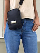 MAKUKA ANDORRA STRAP MINI BAG  NEGRA-OLIVA-BORDO
