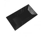 MANOS TEXTILES 1202246 CENTRO DE MESA RECTANGULAR 35CM negro