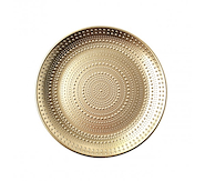 MANOS TEXTILES 1202228/1202232 CENTRO DE MESA REDONDO 34CM dorado