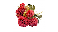 MANOS TEXTILES 1202495 RAMO BOUQUET BORDO 30CM