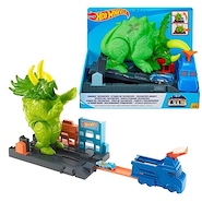 MATTEL GBF97 PISTA HOT WHEELS ATAQUE TRICERATOPS