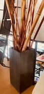 MAXI CRISTAL DECO NEW TITAN PORTA MACETA MEDIANO chapa galvanizada