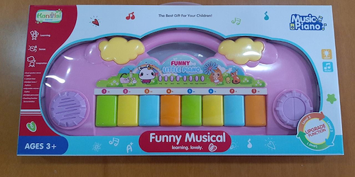 MI CLAVEL TOYS 7616 PIANO MEDIANO MUSICO Learning lovely