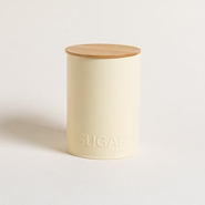 MISHKA 051974-SUGAR LATA REDONDA TAPA bamboo 16x11cm
