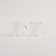MISHKA GM5712-D TAZA CAFE SET X2 Doble Vidrio 120ML