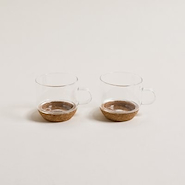 MISHKA GM59325-S TAZA CAFE SET X2 Base Corcho 250ML