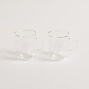 MISHKA GM5727-D TAZA CAFE SET X2 Doble Vidrio270ML