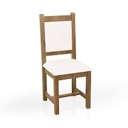 MOBILIA CAMILA 1410 SILLA MADERA MIEL ecocuero natural