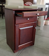 MOBILIA 1533 MESA LUZ CEDRO  1 cajon 1 puerta c/desyunador