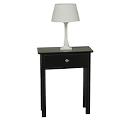 MOBILIA REÑACA 1534 MESA LUZ NEGRA 1 cajon