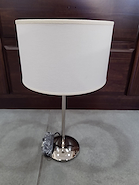 NAKAR 235-BASE REDONDA VELADOR NIQUEL pantalla blanca