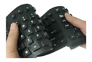 NOGANET NKB-76NG TECLADO Negro FLEXILE