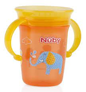NUBY WONDER CUP VASO bebe 240ml 6+ 360°