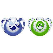 NUK GENIUS 1048/1049 CHUPETE SILICONA 6-18M X 2u