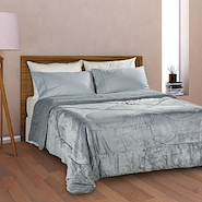 OREGON HIMALAYA FRAZADA KING MICROFLANNEL CORDERITO lisa (240X260)