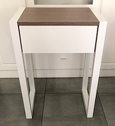 PATRIA BAKU MESA LUZ BLANCA/CARVALHO 1 cajon