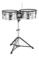 PEARL PTE-1415DX TIMBALETA Acero Inoxidable con Soporte 14 y 15