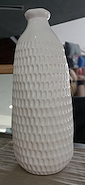 PELTRINA 58549 JARRON CERAMICA BLANCO