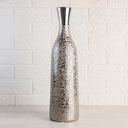 PELTRINA 60453 JARRON CERAMICA PLATEADO