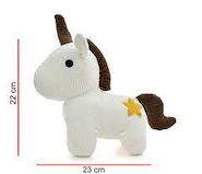 PHI PHI TOYS 8109 PELUCHE UNICORNIO c/estrella 23 cm