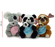 PHI PHI TOYS 1651 PELUCHE ANIMALES c/cria 26CM