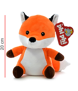 PHI PHI TOYS 1684 PELUCHE (zorro/venado/mapache/perezoso) 20CM