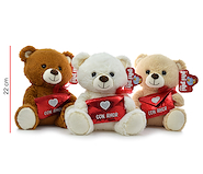 PHI PHI TOYS 1649 PELUCHE OSO SENTADO CON SOBRE 22CM