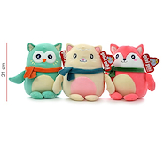 PHI PHI TOYS 1698 PELUCHE (animales spandex) 21CM