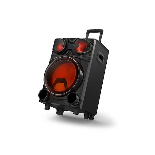 PHILIPS TAX3305/77 PARLANTE BT.CARRION 1100w  USB  Recargable 12 Hs. Luces
