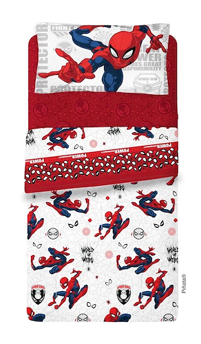 PIÑATA SPIDERMAN SABANA TWIN FULL 090X190 Licencia