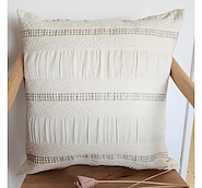 PRIMITIVO URBANO CLARICE FUNDA ALMOHADON 50X50 Natural