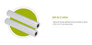 SIKLA R2-28X3 ROLLOS DE BOLSA GOFRADA ENVASADORA AL VACIO x 2