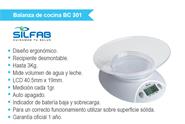 SILFAB BC301 BALANZA DE COCINA 3 Kgs. con Bowl