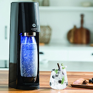 SODA STREAM TERRA MAQUINA DE SODA Negra con Botella de Plastico