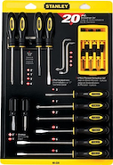 STANLEY STMT60220-LA JUEGO DE DESTORNILLADORES 20 Piezas