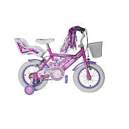 STARK 6055 BICICLETA INFANTIL Rod. 12 NENA Pink Rayos