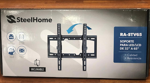 STEEL HOME RA-STV65 SOPORTE TV. BASCULANTE 32 a 65 pulgadas.