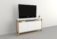 TABLES 4200 MESA TV 42" MELAMINA OLMO/EVEREST
