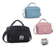 TRENDY 52403 LUNCHERA CELESTE-ROSA-NEGRA